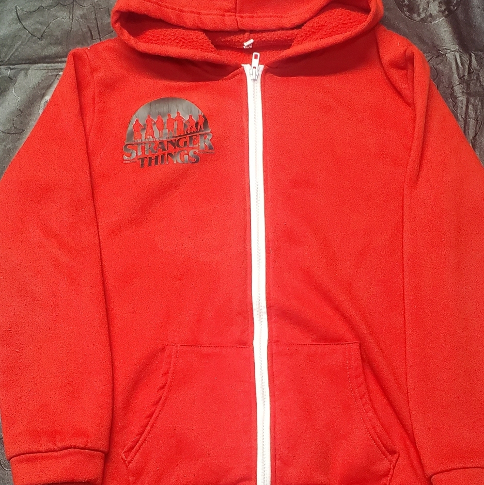 Red Stranger Things Hoodie